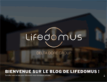 Tablet Screenshot of blog.lifedomus.fr